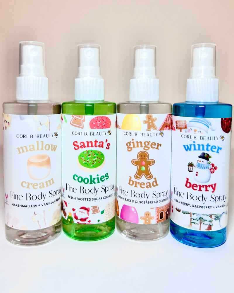 Holiday Collection Fine Body Sprays
