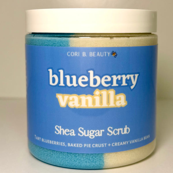 "Blueberry Vanilla” Shea Sugar Scrub