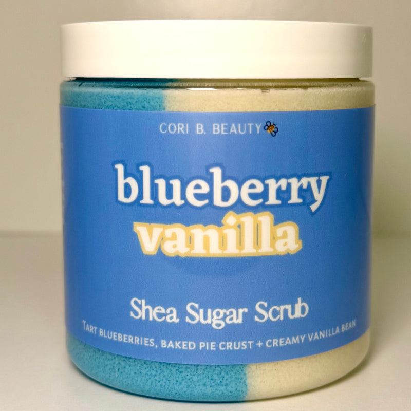 "Blueberry Vanilla” Shea Sugar Scrub