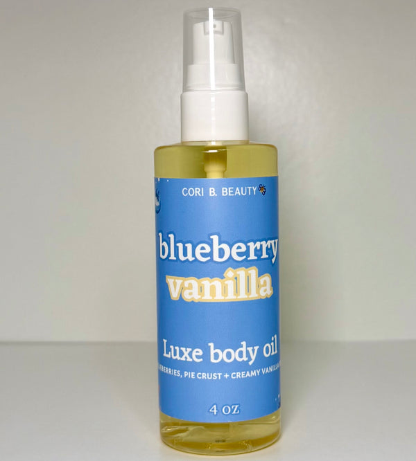 "Blueberry Vanilla” Luxe Body Oil