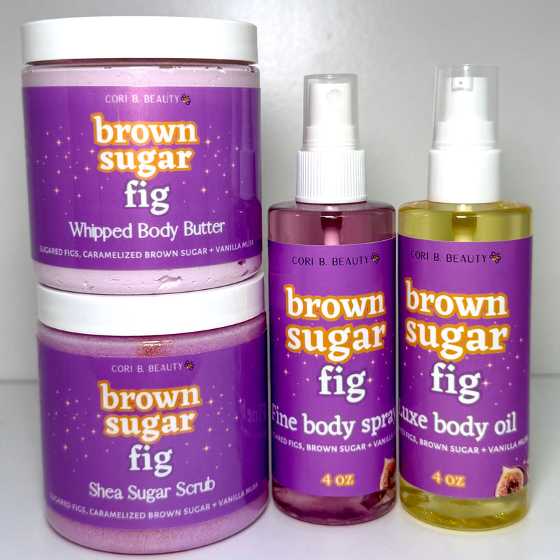 "Brown Sugar Fig" Bath Bundle