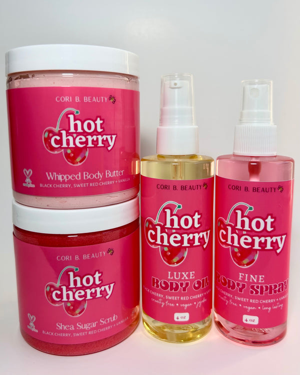 "Hot Cherry" Bath Bundle
