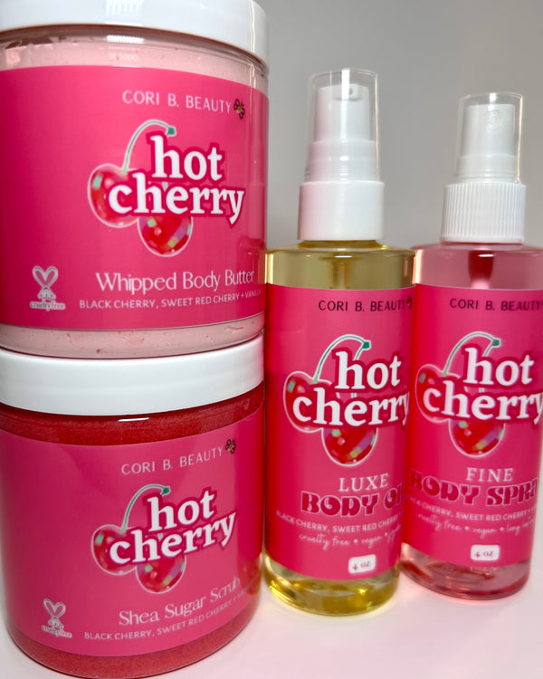 "Hot Cherry" Bath Bundle