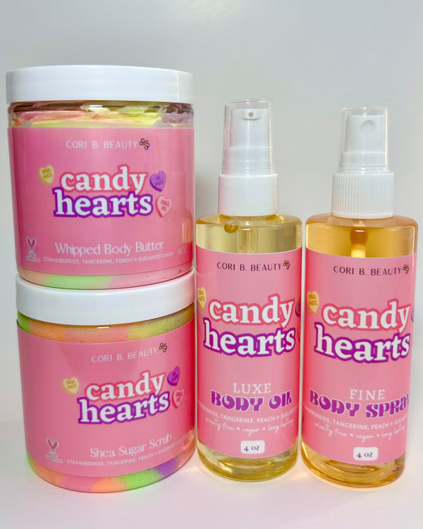 "Candy Hearts" Bath Bundle
