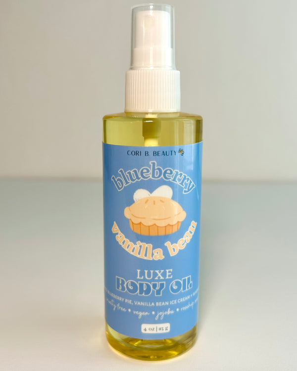 "Blueberry Vanilla Bean” Luxe Body Oil