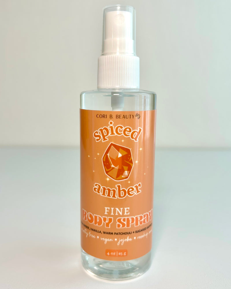 "Spiced Amber” Fine Body Spray