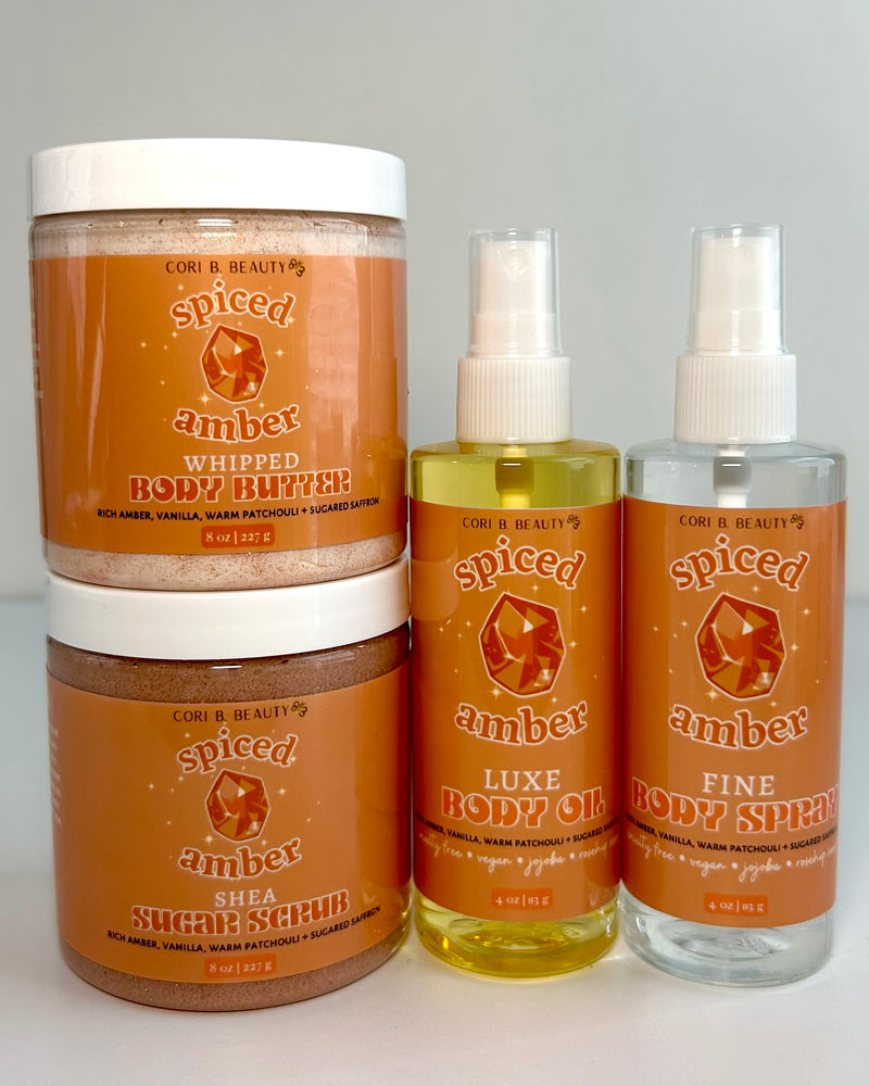 "Spiced Amber” Bath Bundle