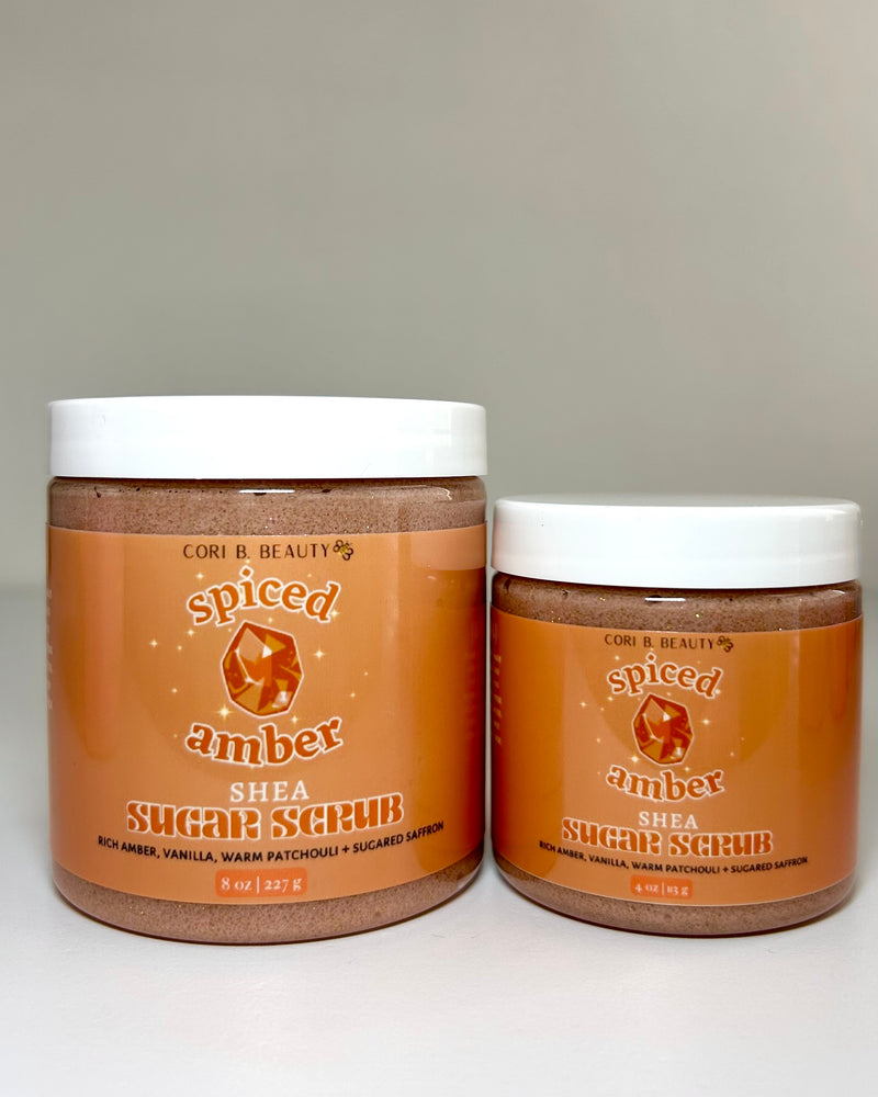 "Spiced Amber” Shea Sugar Scrub