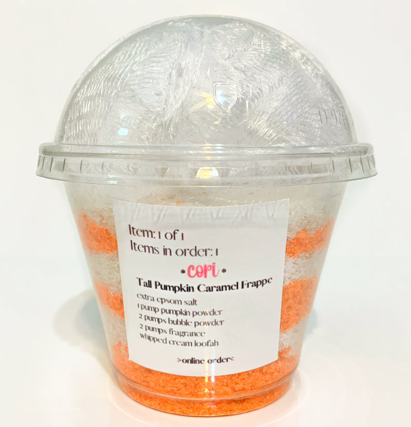 "Pumpkin Caramel Frappe" Bubble Bath Soak