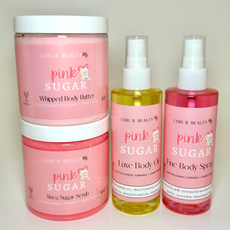 “Pink Sugar” Bath Bundle