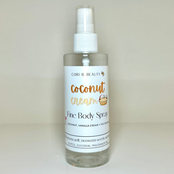 “Coconut Cream” Fine Body Spray